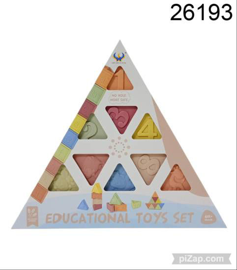 Imagen de JUEGO PIRAMIDE GOMA NUMEROS BEBES 4.26